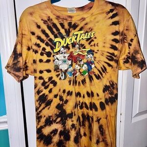 DuckTales Tie Dye Upcycled T Shirt